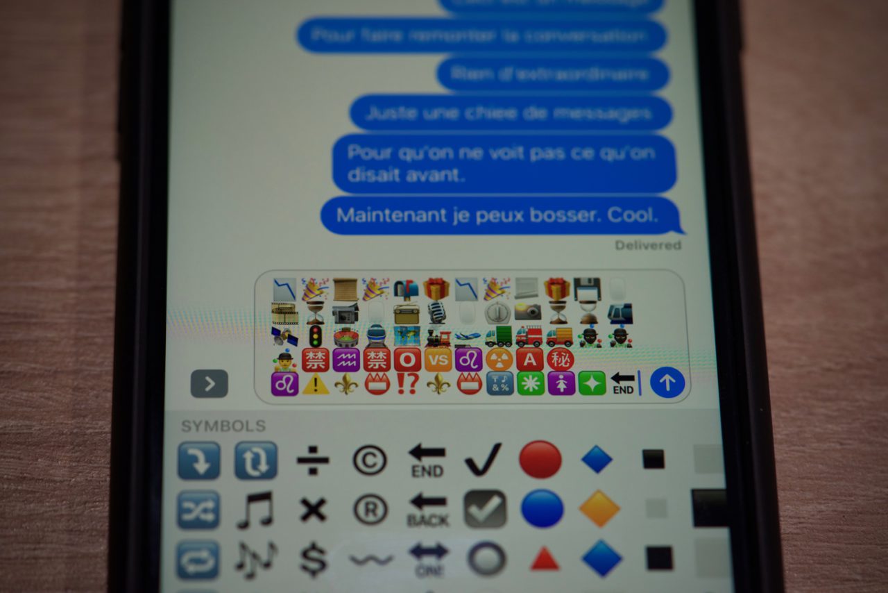 emoji suggestion fix iOS 10