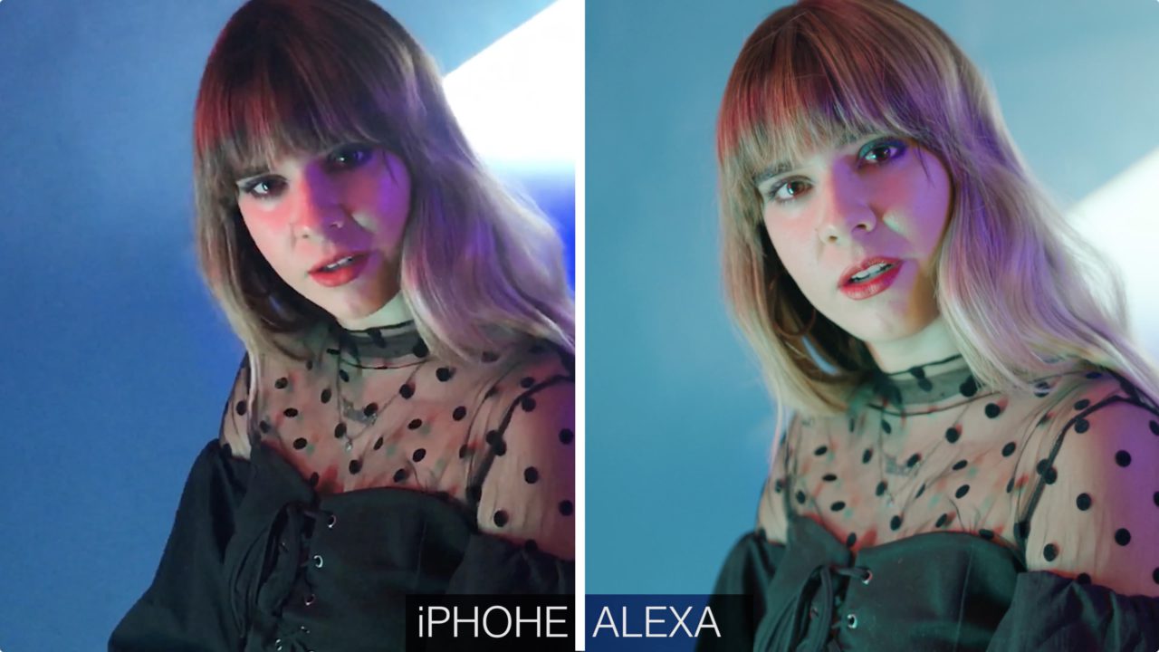 difference qualite iphone camera alexa portrait