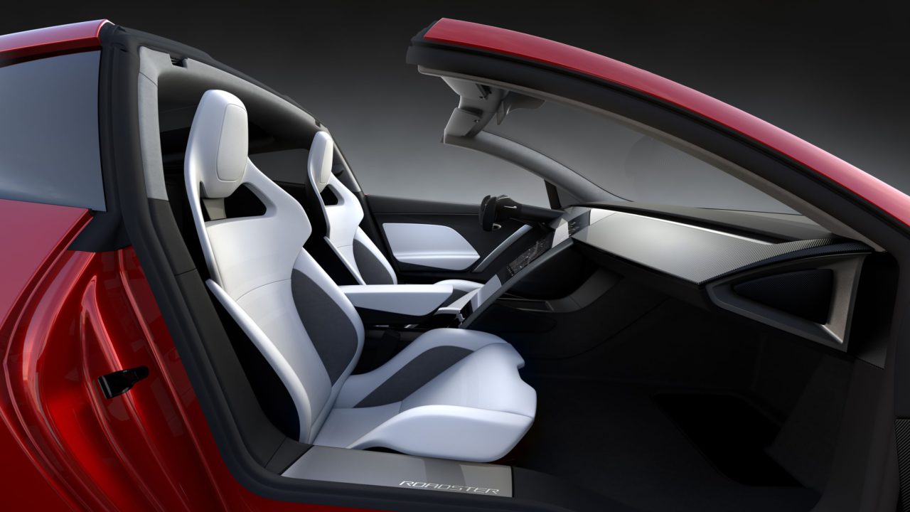 Intérieur Tesla Roadster