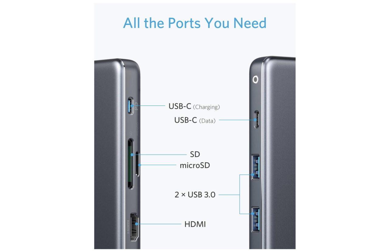 Anker USB-C 100W 7en1 ports