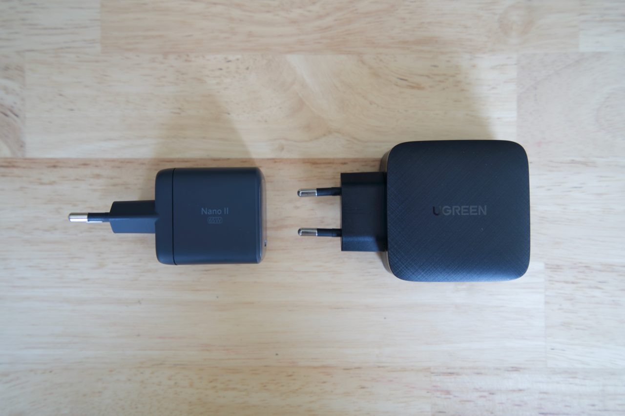 chargeur anker vs ugreen 65W