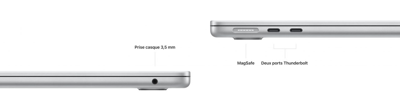 MacBook Air M2 connectivite