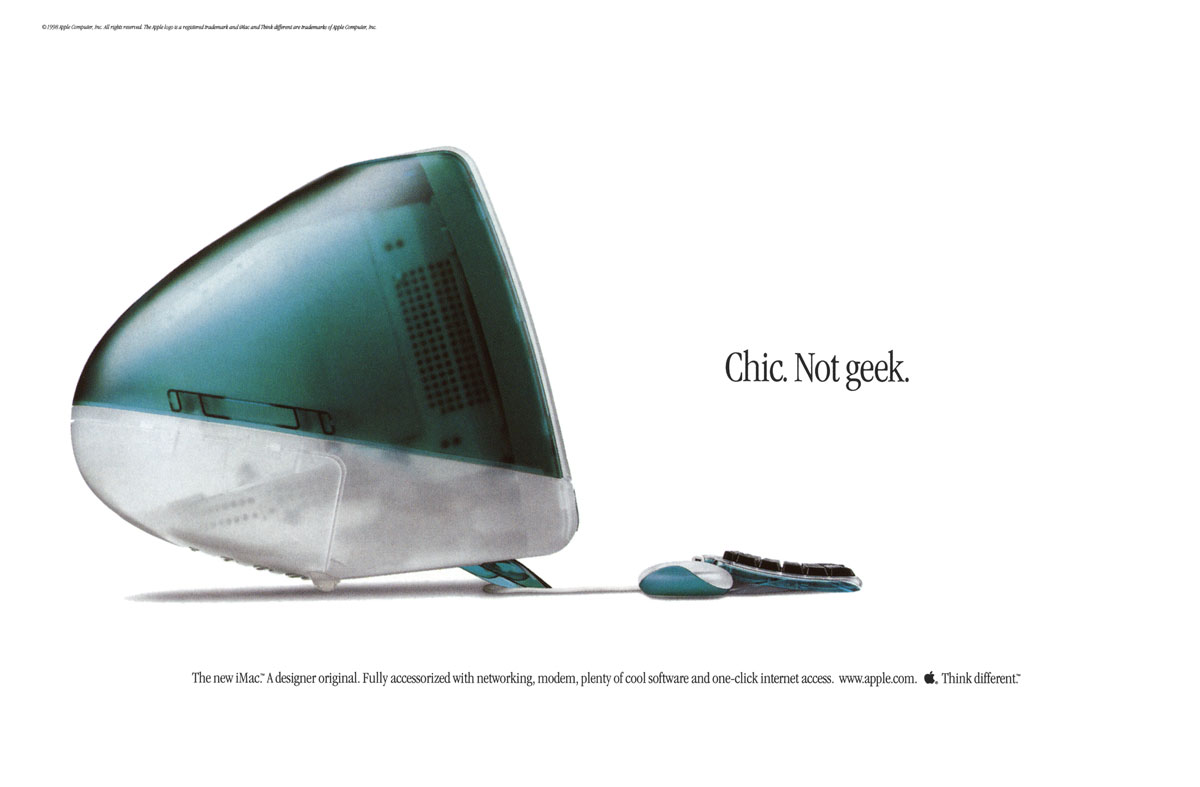iMac G3 chic not geek