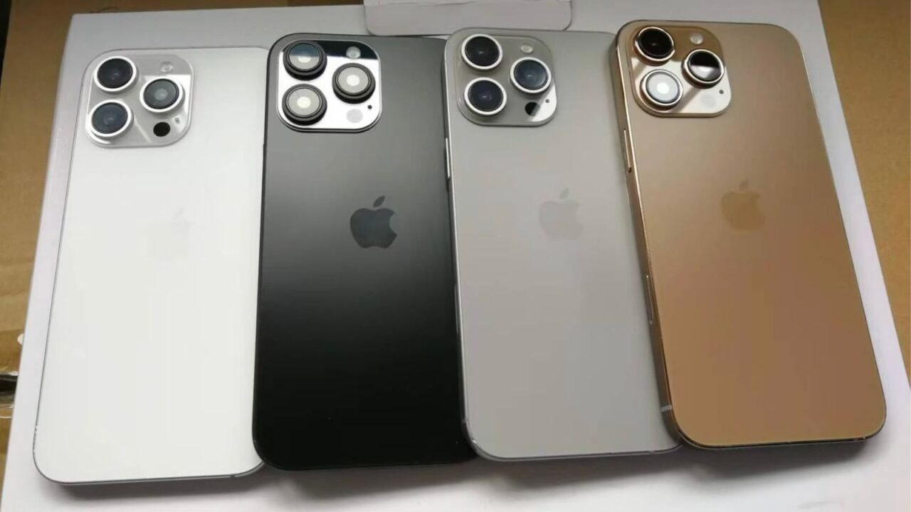 Les 4 couleurs de l'iPhone 16 Pro